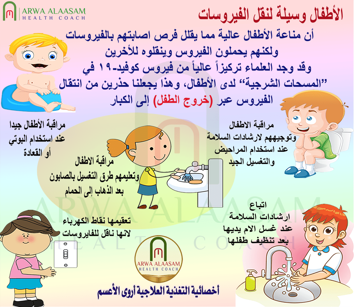 الأطفال وسيلة لنقل&nbsp;الفيروسات