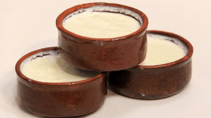 اللبن الخاثر او الزبادي الحامض أو اليوغرت