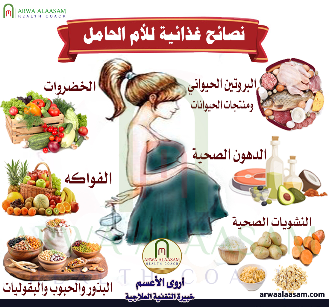 نصائح غذائية عامة للحوامل (الأم&nbsp;الحامل)